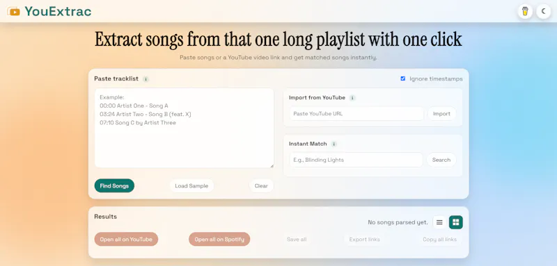 YouExtrac screenshot 2