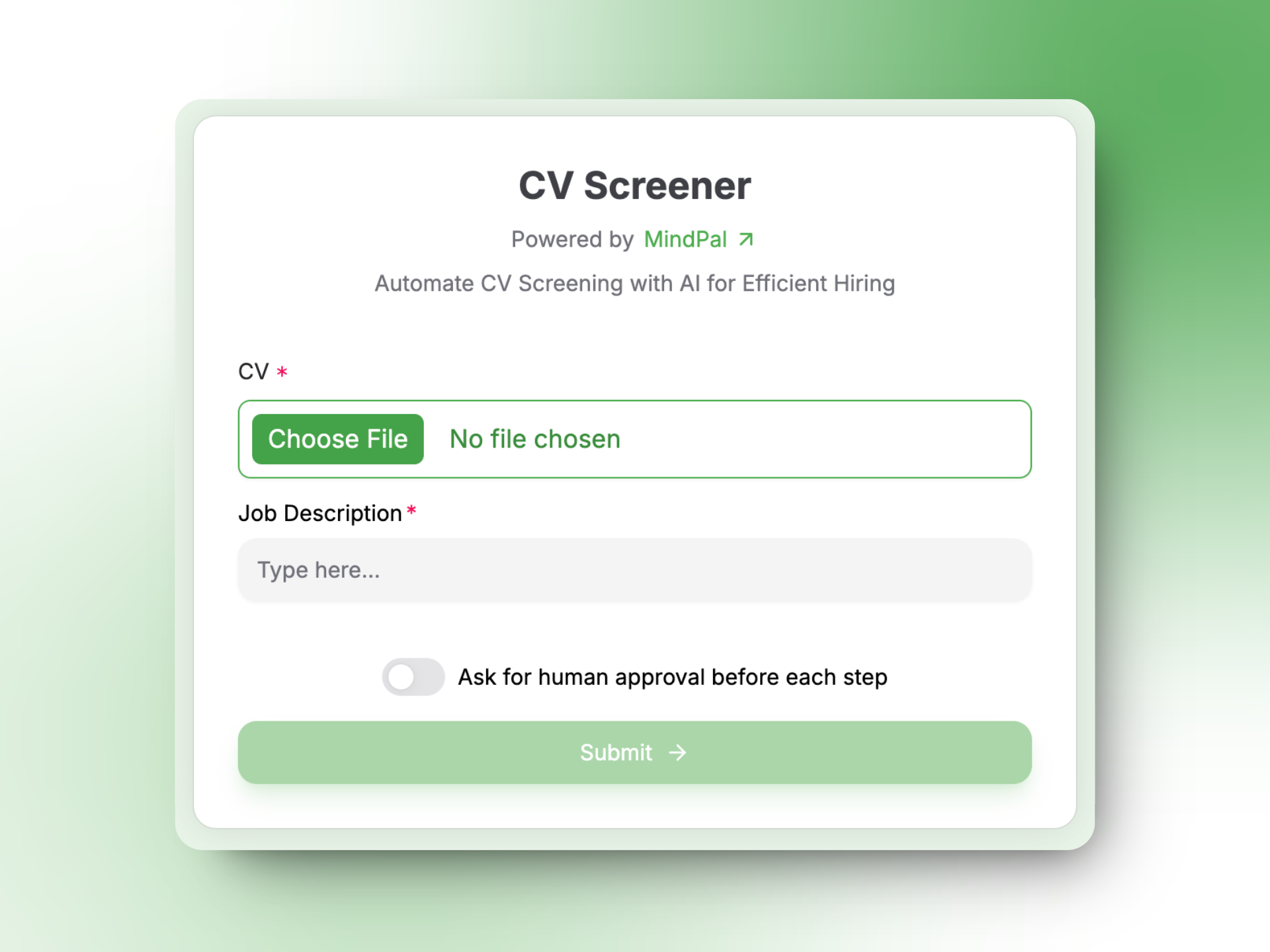 CV Screener - ACE Ihre Jobsuche mit unserem AI -CV -Rezensent Medien 1