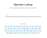 JavaScript Operator Lookup media 1