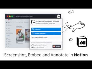 Screenshot to Notion & Annotate gallery image