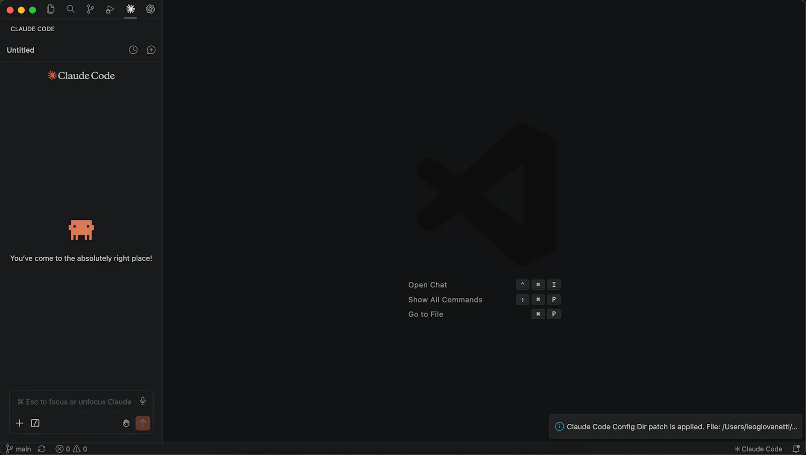 VSCode Claude Code Profiles screenshot 3