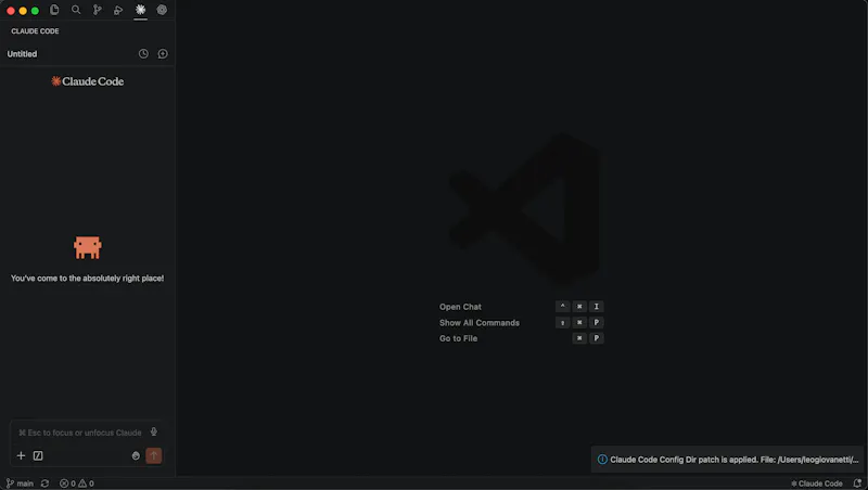 VSCode Claude Code Profiles screenshot 3