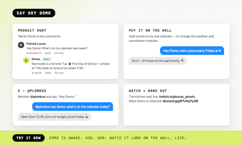 Domo screenshot 2