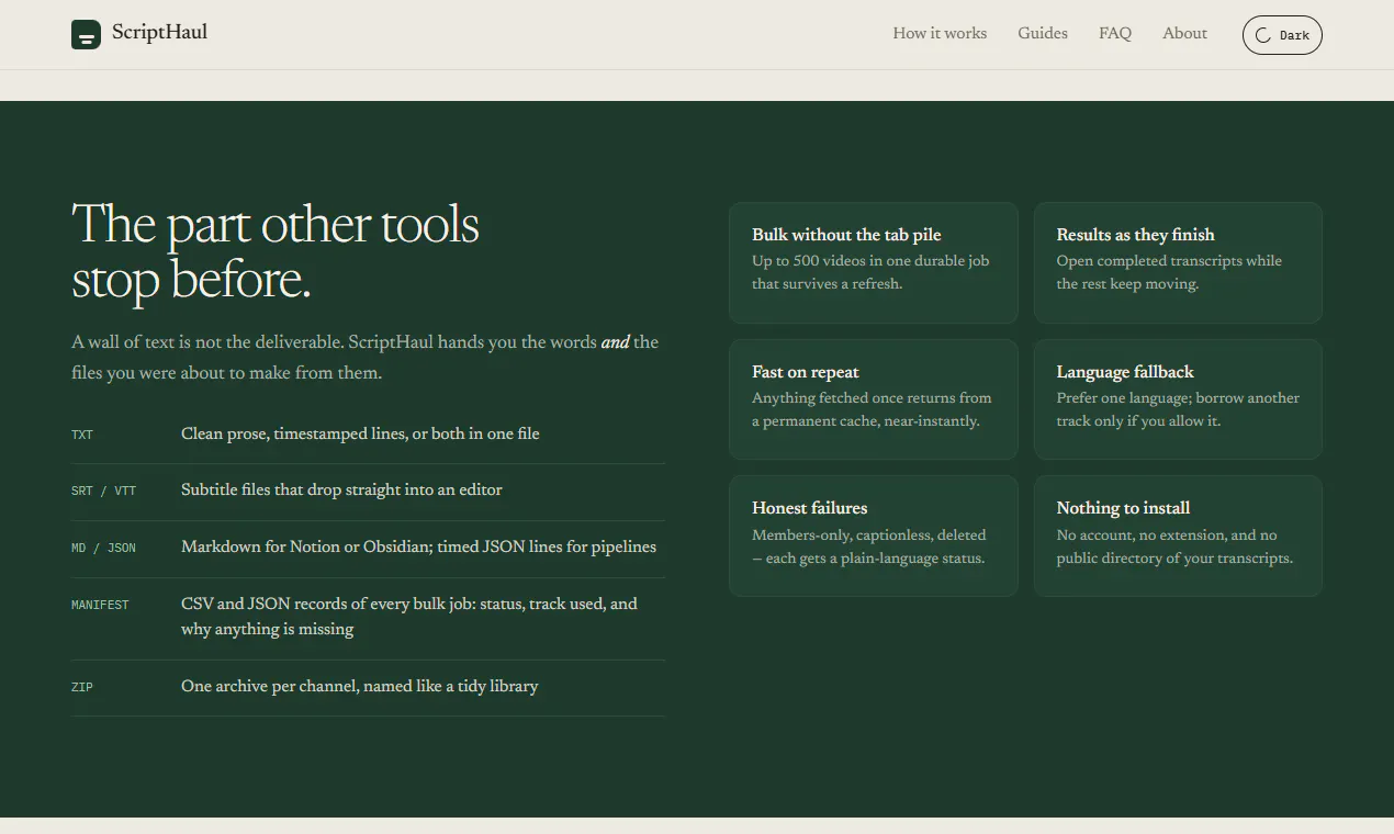 ScriptHaul gallery image