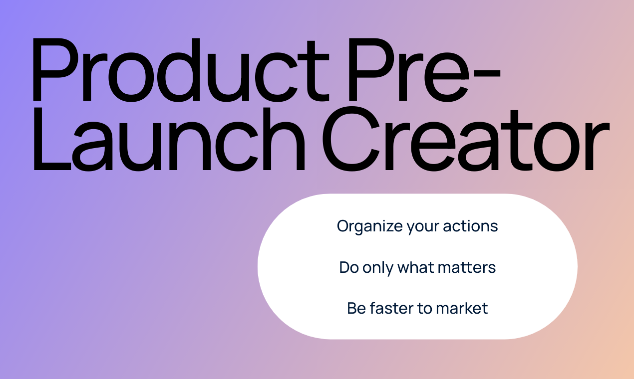 Créateur de pré-lancement produit media 1