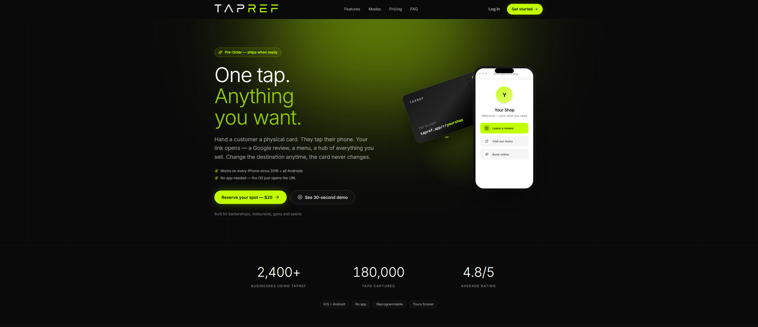 TapRef gallery image