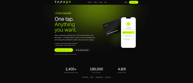 TapRef screenshot 1
