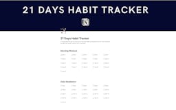 21 Days Habit Tracker media 1