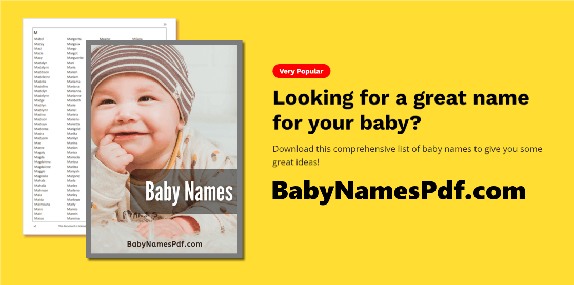 Baby Names PDF media 1