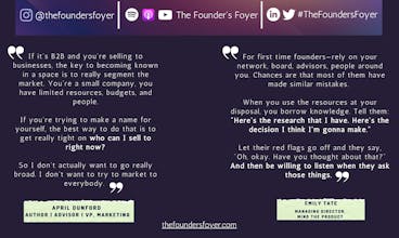 The Founder's Foyer with Aishwarya Ashok gallery image