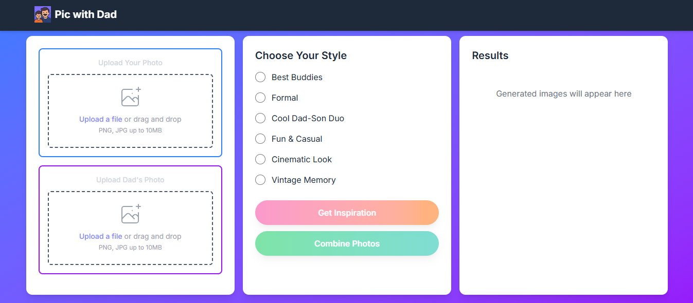 Pic with Dad gallery image