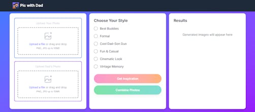 Pic with Dad gallery image