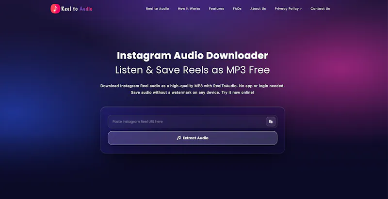 Reel to Audio screenshot 1