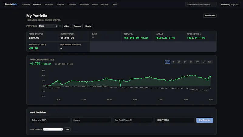 StockHub screenshot 3