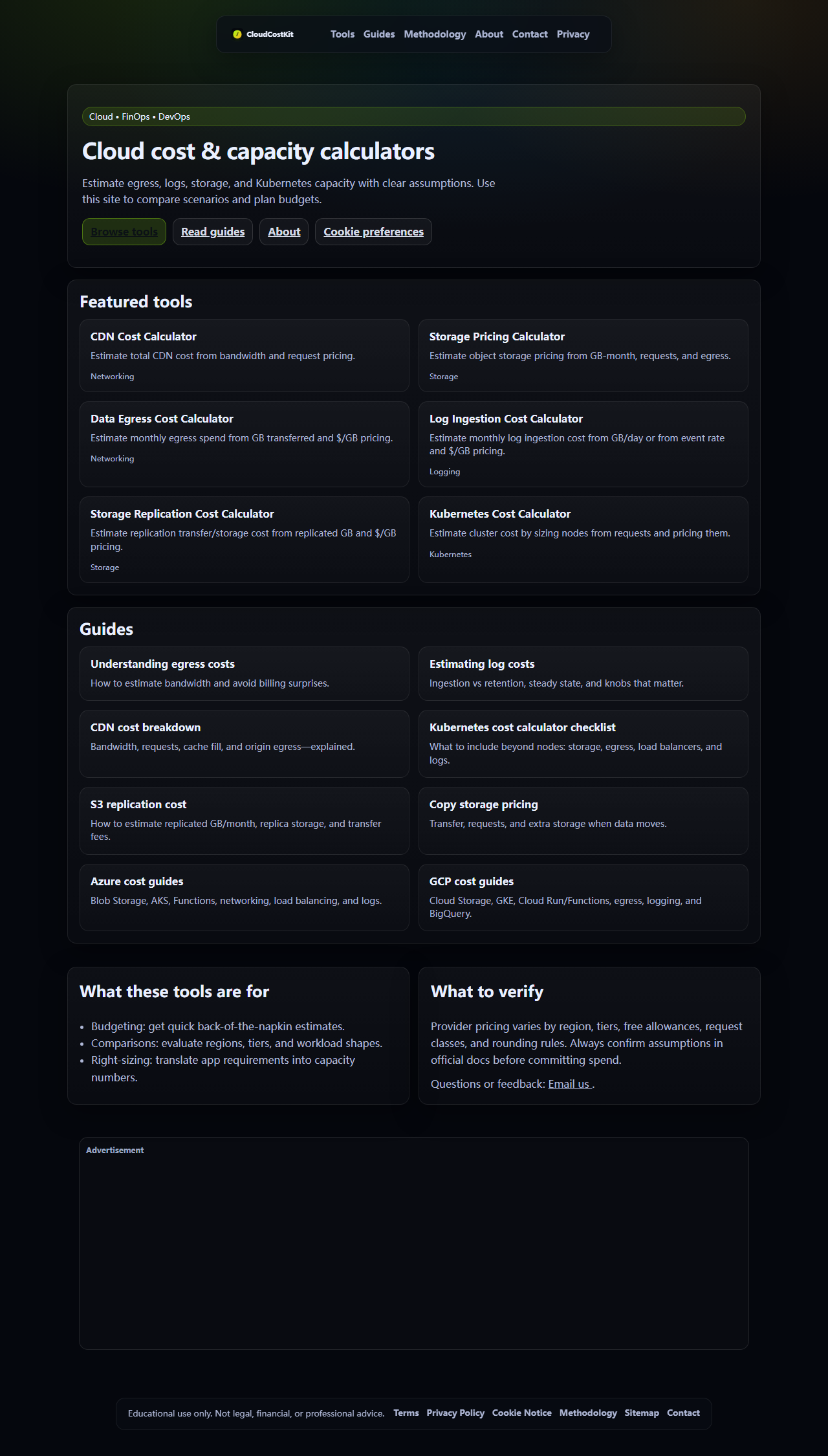 CloudCostKit - Screenshot 3 showing product features and functionality