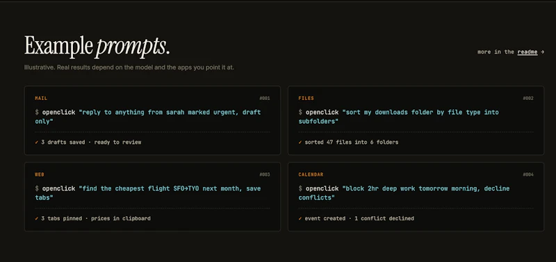 Openclick screenshot 5