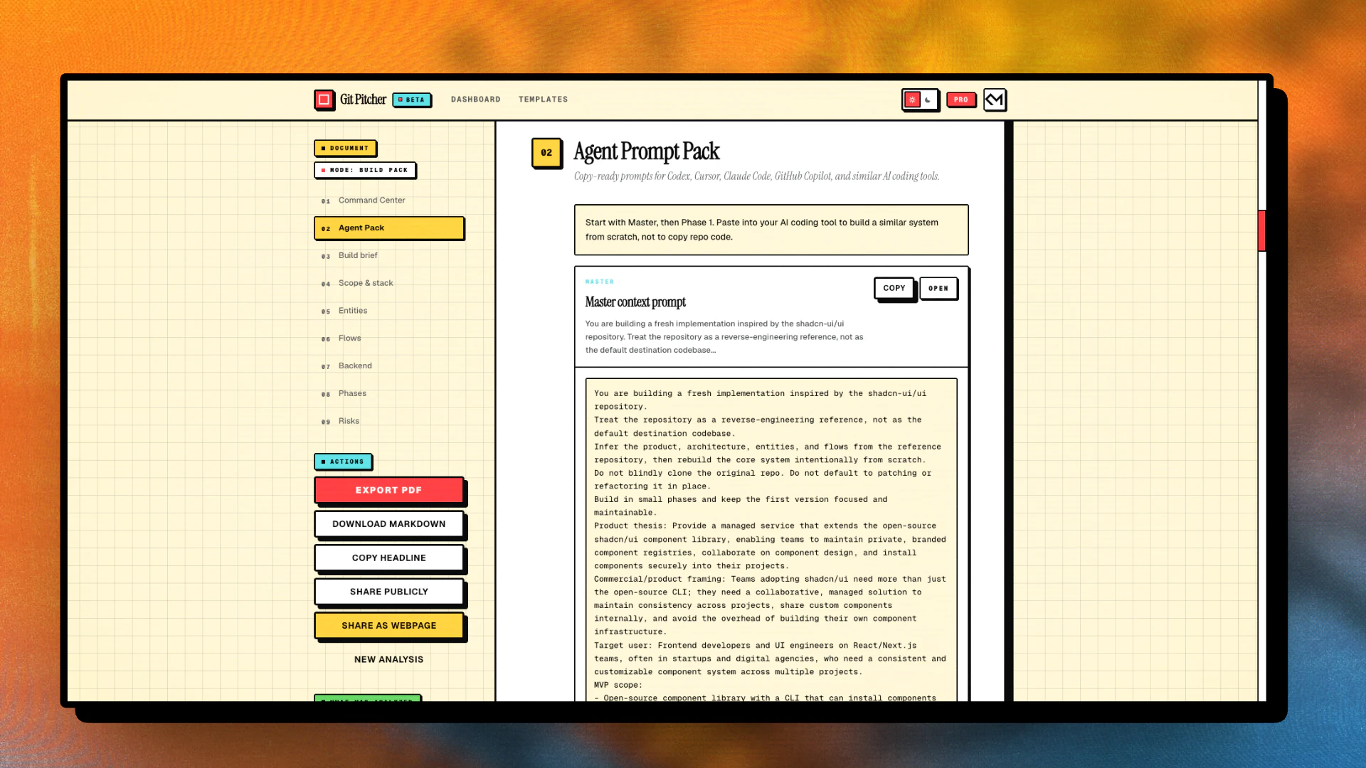 Git Pitcher screenshot 3