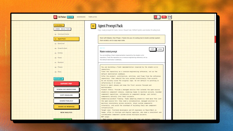Git Pitcher screenshot 4