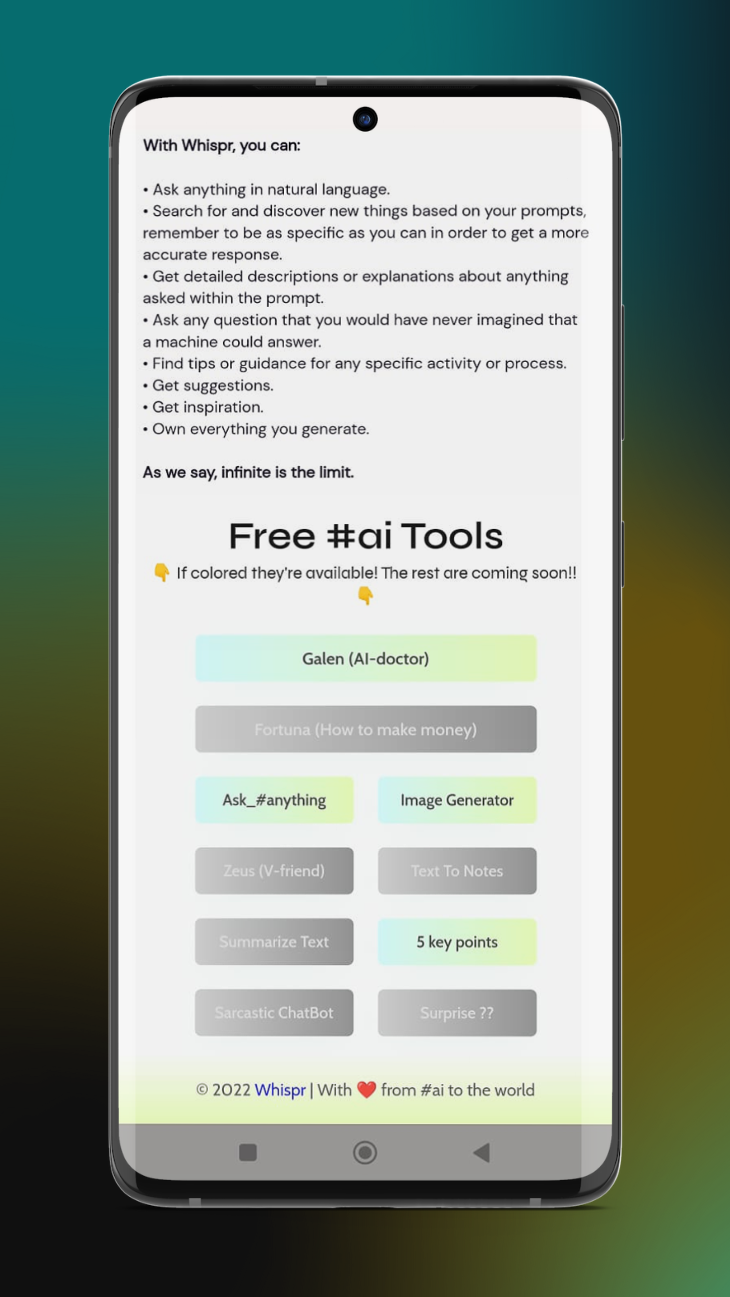 Whispr gallery image