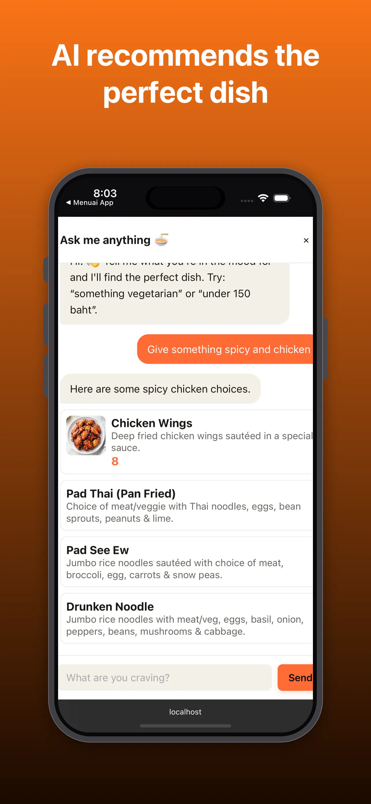 Menu Gen AI  gallery image