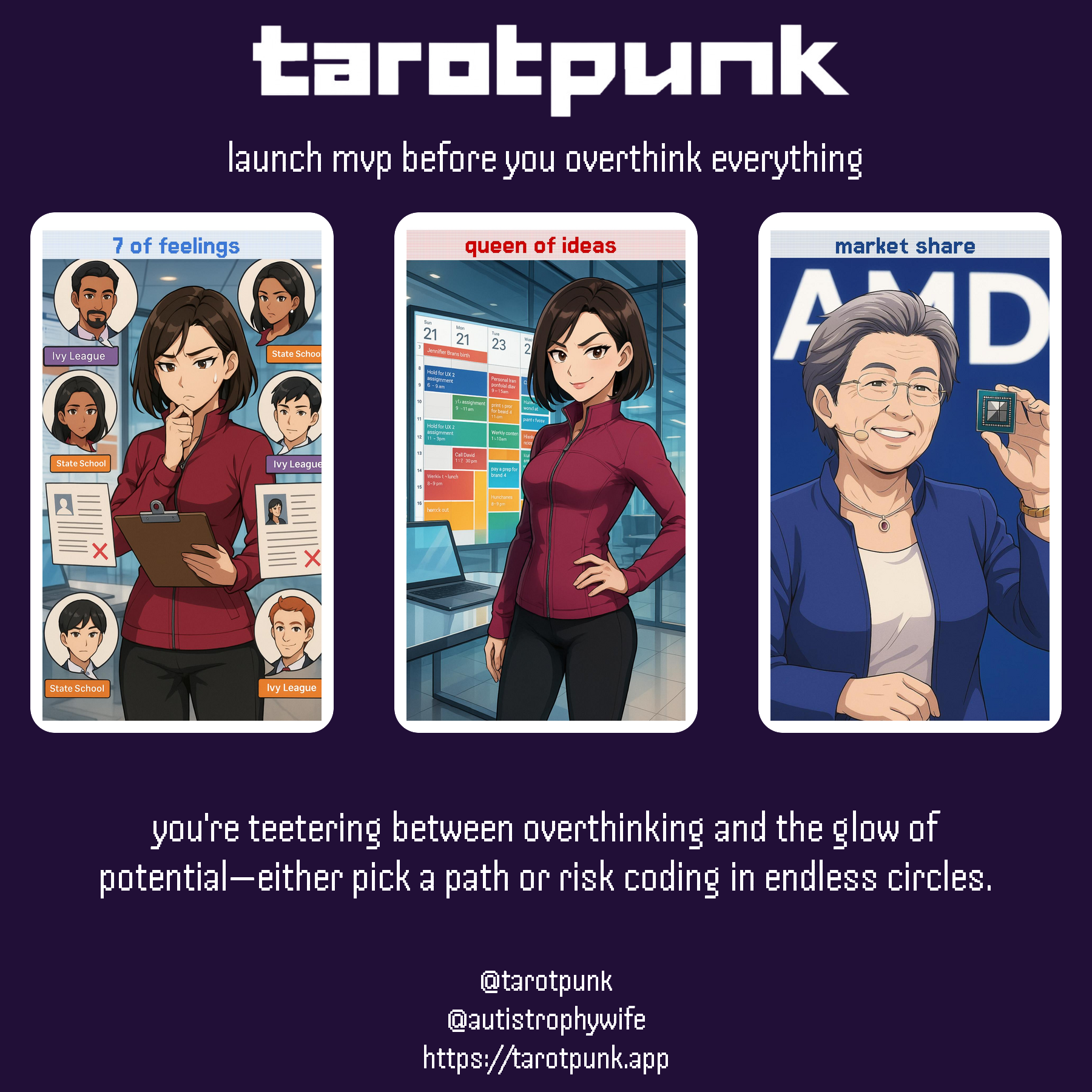 TAROTPUNK -Tech Bro Tarot甲板 - 預測您的初創公司下一步的發展 media 2