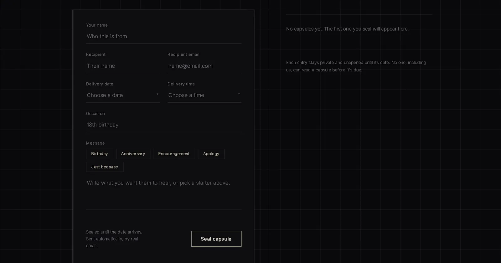 Visuraa — Sentimental Time Capsules screenshot 2