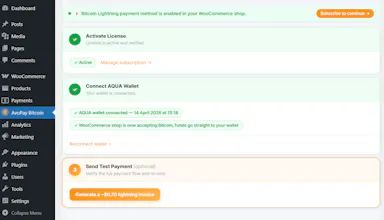 AvoPay - Bitcoin Lightning, Woo/Shopify gallery image