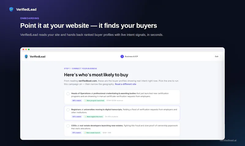 Verifiedlead.ai screenshot 4