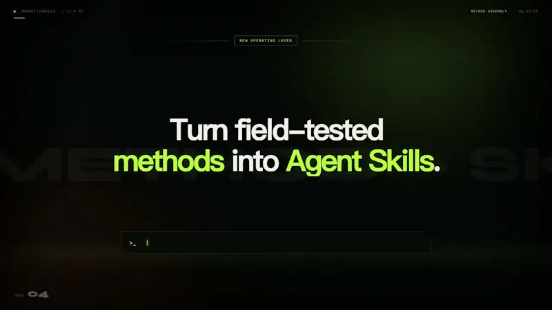 MARKET//SKILLS screenshot 1 (video preview)