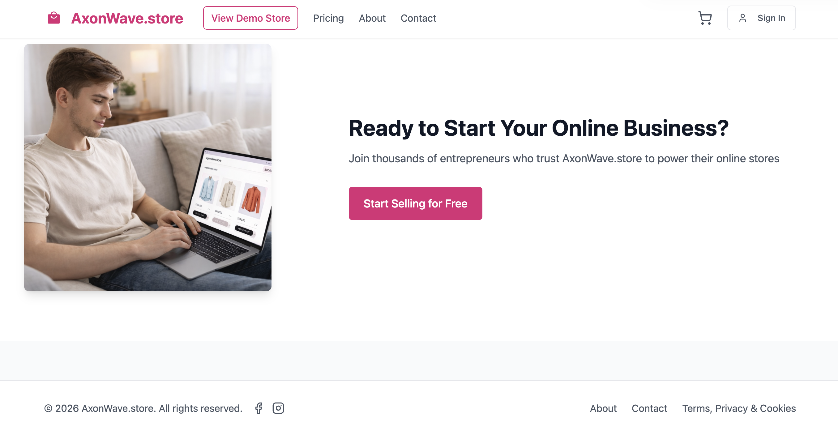 AxonWave.store - Screenshot 3 showing product features and functionality