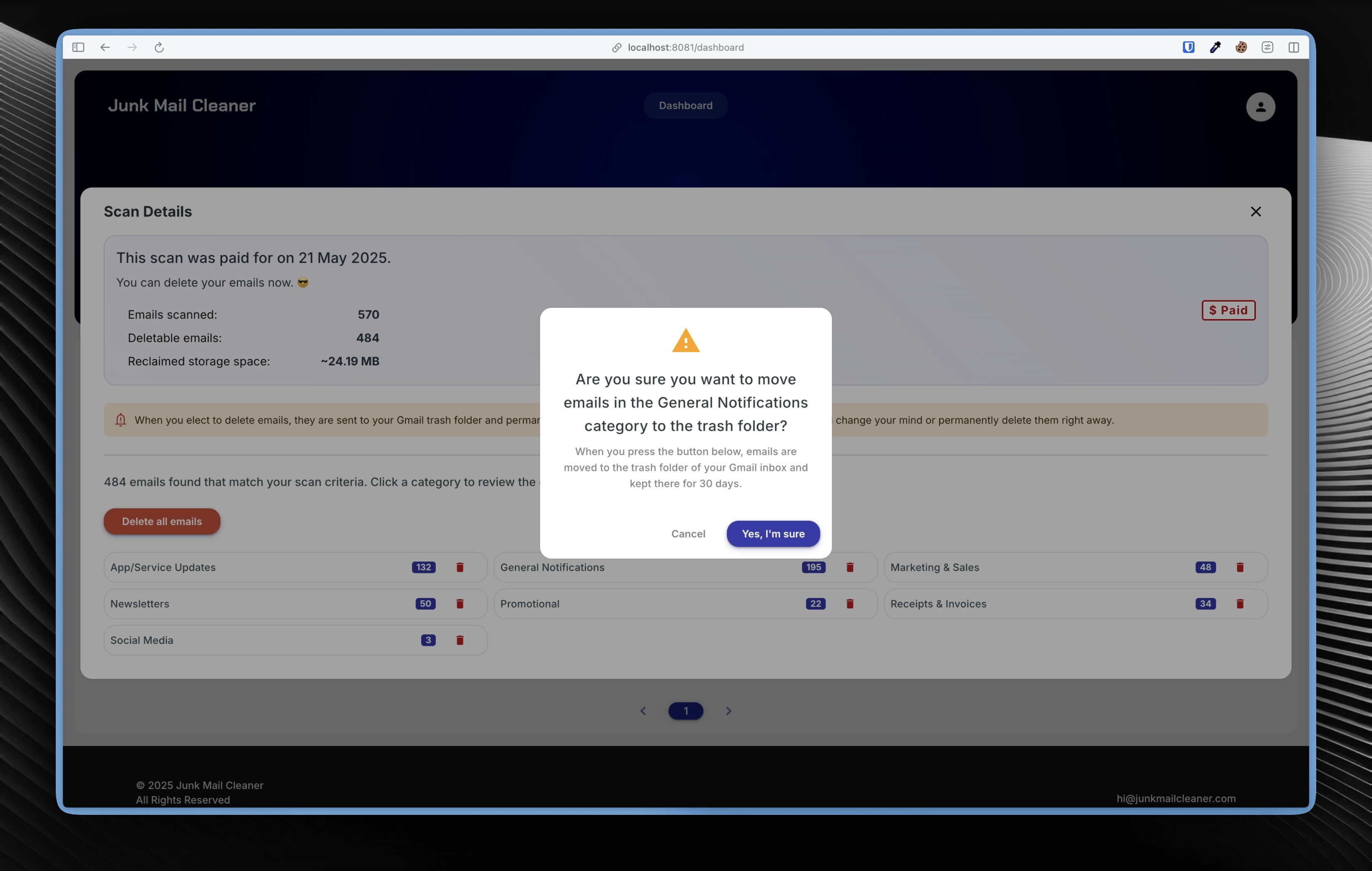 Media Pembersih mel sampah - Alat untuk menyimpan peti masuk Gmail anda. 5