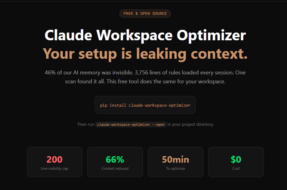 Claude Workspace Optimizer logo