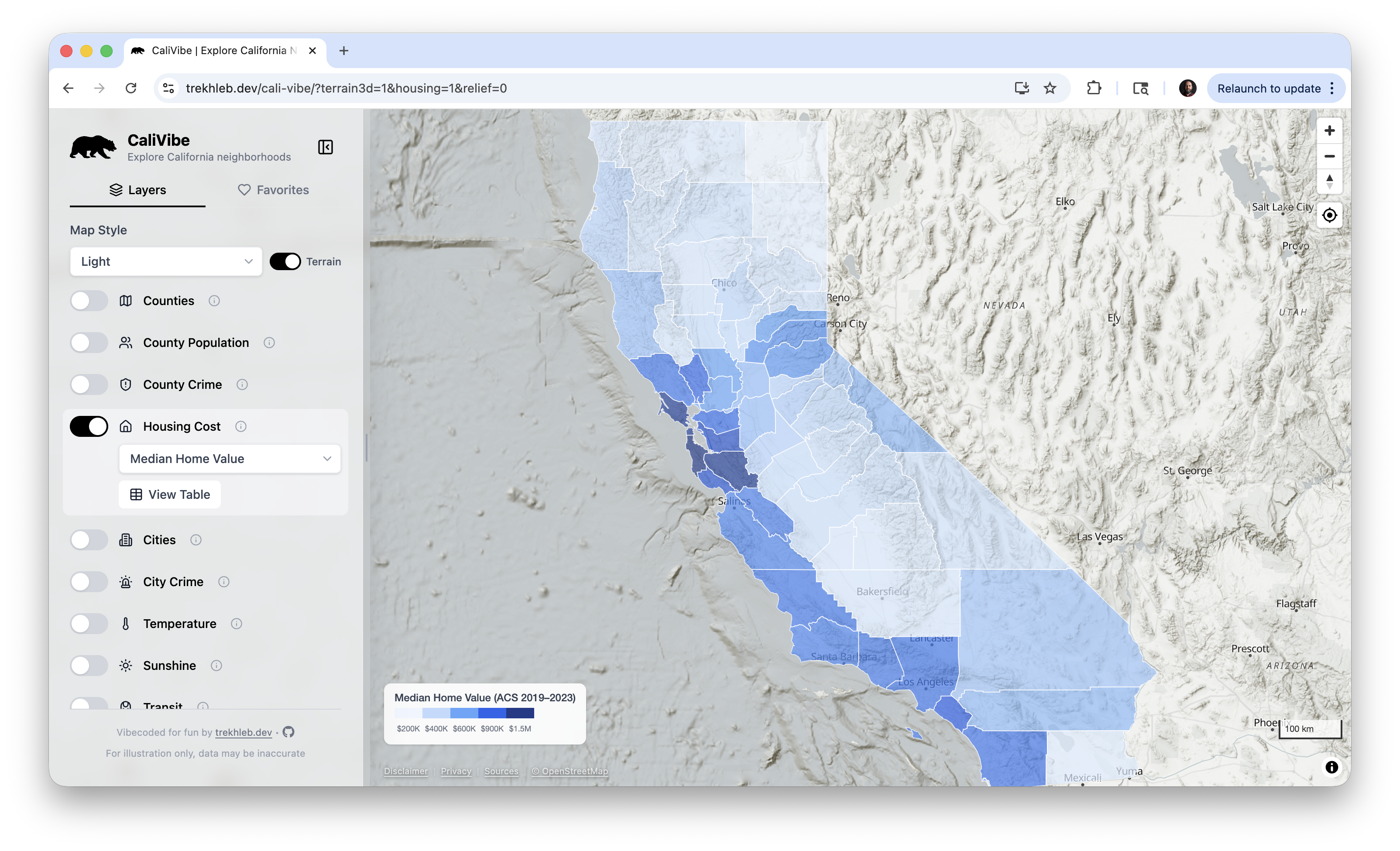 CaliVibe – Compare CA cities & counties gallery image