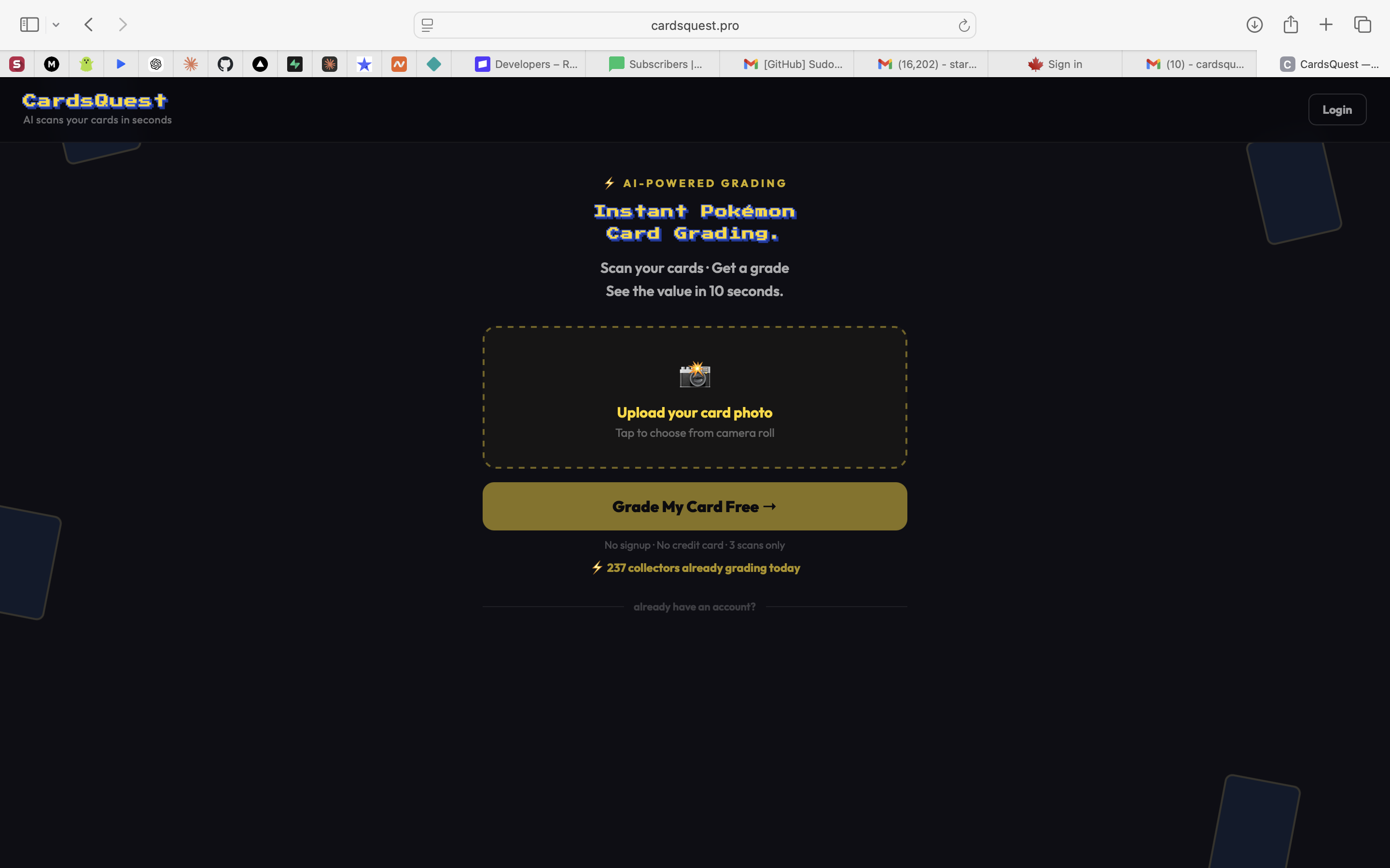 AI powered Pokemon Grading gallery image
