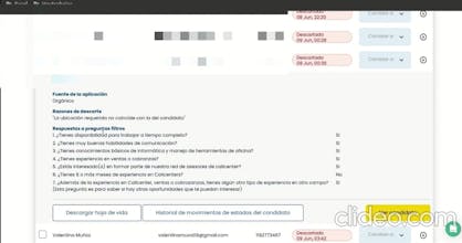 List Candidates - HoyTrabajas gallery image