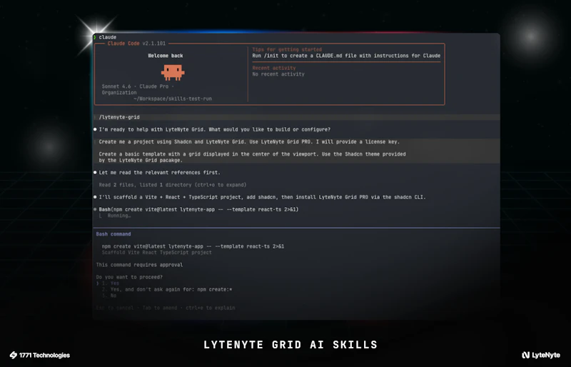 LyteNyte Grid 2.1 screenshot 1