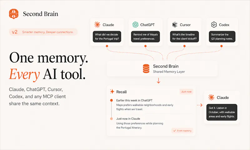 Second Brain for AI v2 screenshot 6
