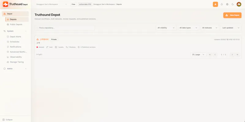 Truthound Depot Cloud screenshot 2