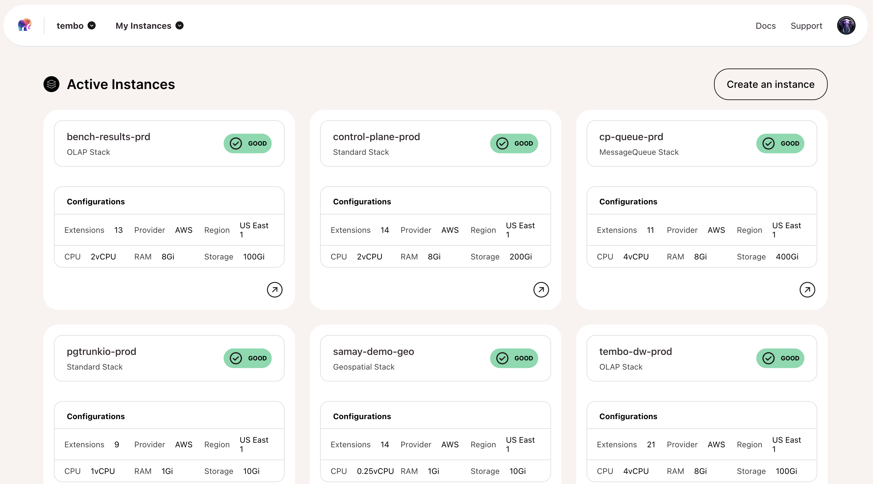 Tembo Cloud - Goodbye Database Sprawl, Hallo Postgres. media 3