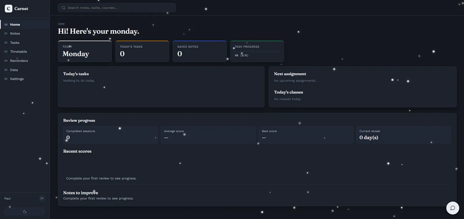 Carnet screenshot 1