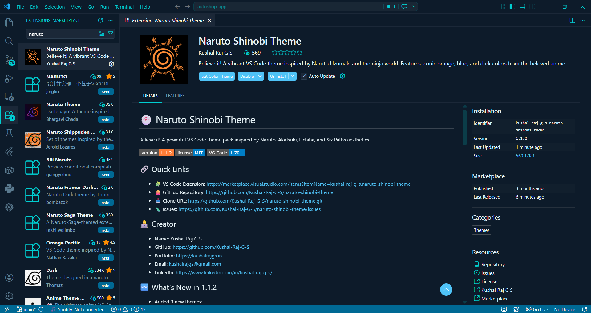 Naruto Shinobi Theme gallery image