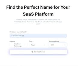 AI Startup Name Generator gallery image