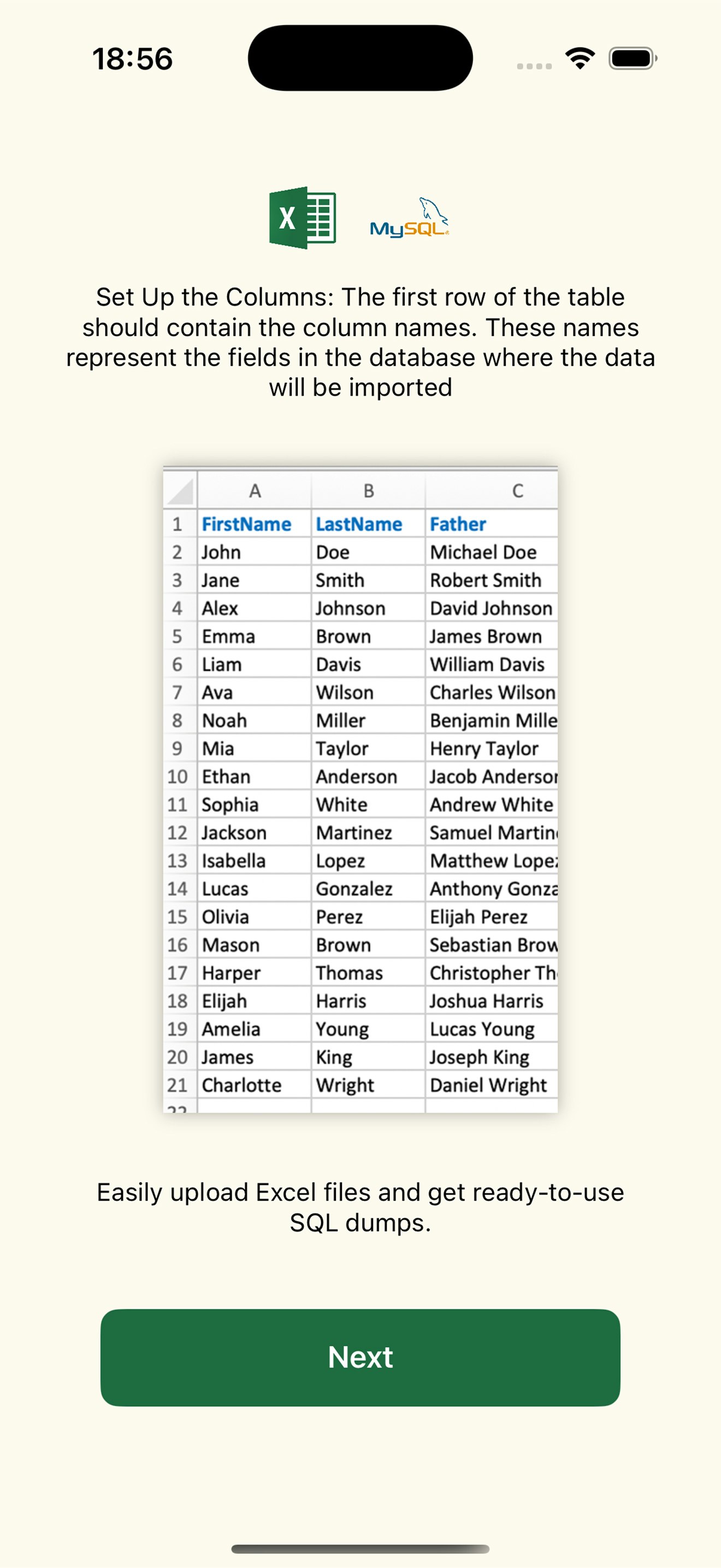 Sql dump - SQL Dump – Excel to MySQL Dump File Converter media 3