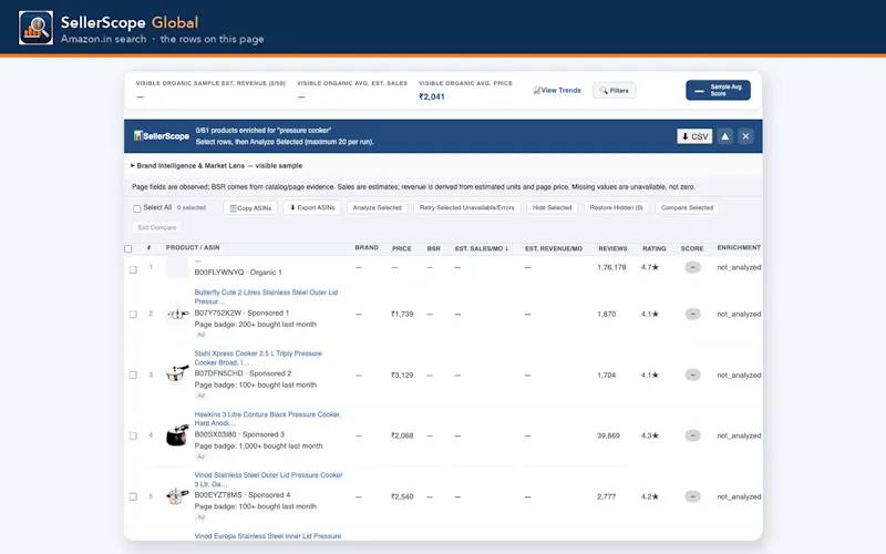 SellerScope Global screenshot 4