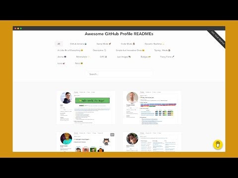 Awesome GitHub Profiles gallery image