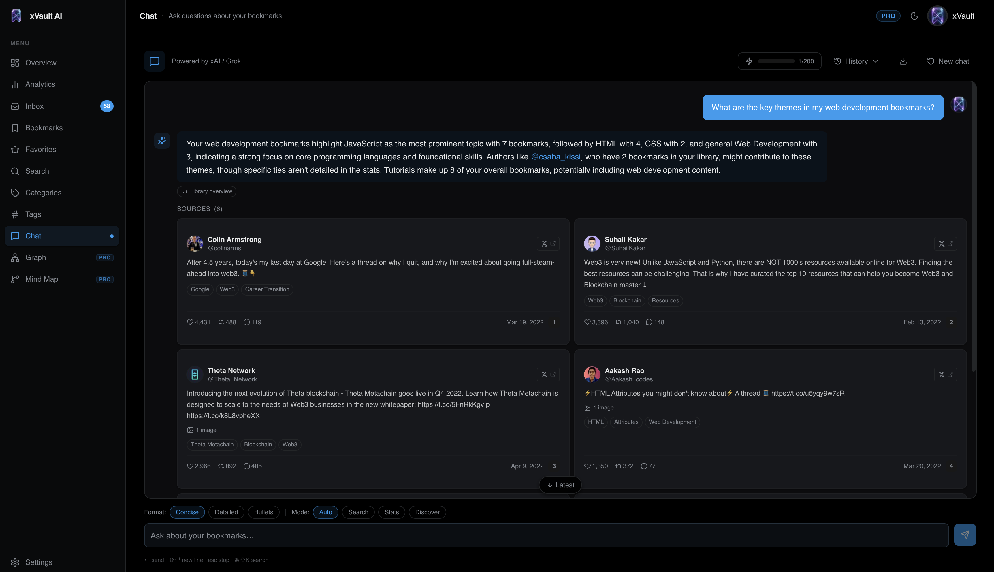 xVault AI: Searchable X Bookmarks gallery image