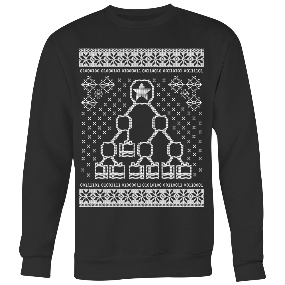 Binary Christmas Tree Ugly Sweater gallery image