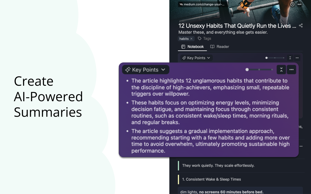 Web & Youtube Highlighter + AI Summary gallery image