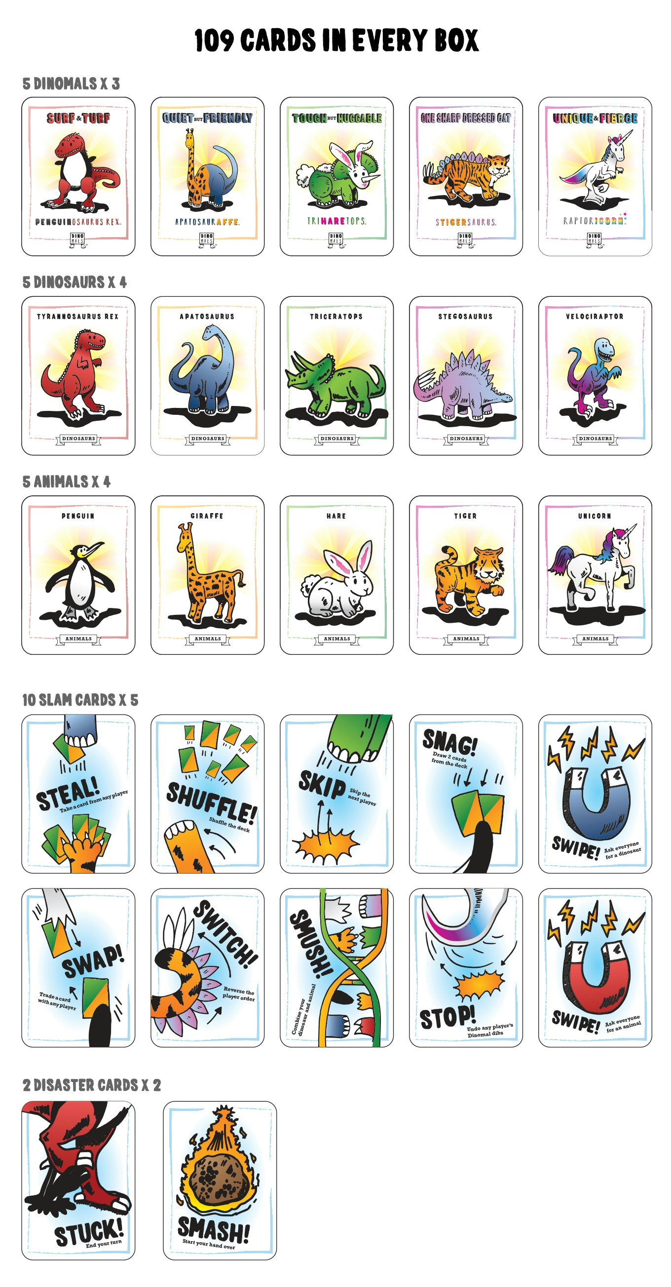 DINOMALS: Half Dinosaur, Half Animal– The Card Game gallery image