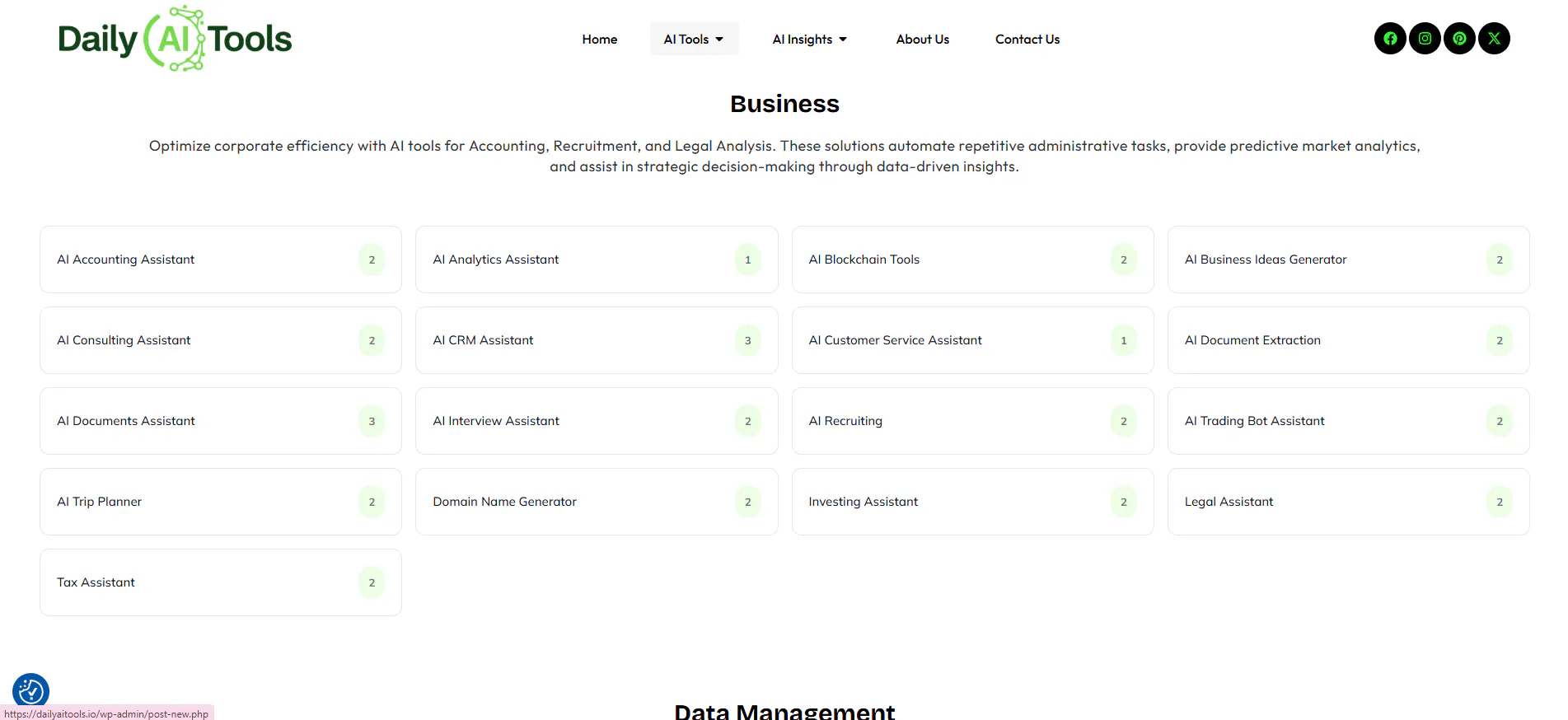 Daily AI Tools Directory 제품 배너